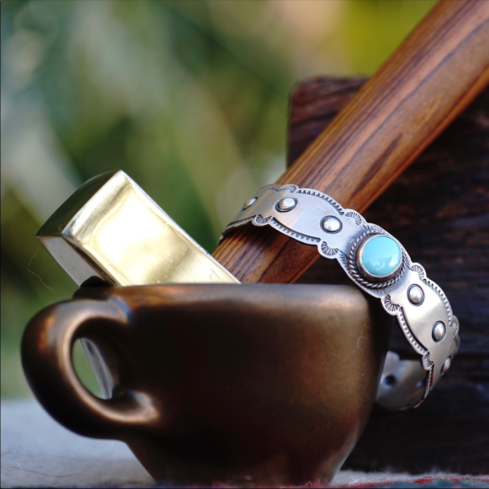 Navajo Turquoise & Sterling Silver Bracelet